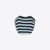 Asimetrik Çizgili Kazak – #Bershkastyle – Kadın