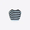 Asimetrik Çizgili Kazak – #Bershkastyle – Kadın