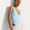 Askılı Büzgülü Bodysuit