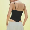 Askılı Drapeli Bodysuit