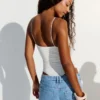 Askılı Drapeli Bodysuit