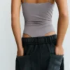 Askılı Drapeli Bodysuit