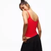 Askılı Kare Yaka Bodysuit