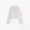 Balon Fermuarlı Kapüşonlu Sweatshirt