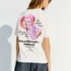Barbie Desenli Kısa Kollu T-shirt