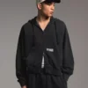 Baskılı Boxy Fit Fermuarlı Sweatshirt – Sweatshirtler ve Kapüşonlular – Erkek