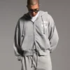 Baskılı, Fit kesim, fermuarlı sweatshirt – Sweatshirtler ve Kapüşonlular