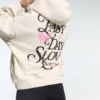 Baskılı Kapüşonlu Sweatshirt