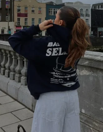 Baskılı Kapüşonlu Sweatshirt