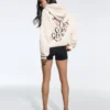 Baskılı Kapüşonlu Sweatshirt