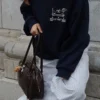 Baskılı Kapüşonlu Sweatshirt