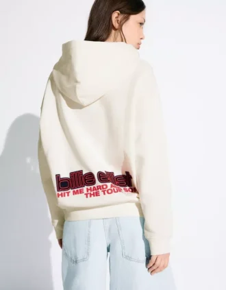 Billie Eilish Baskılı Kapüşonlu