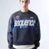Biyaz Yakalı Baskılı Sweatshirt – Sweatshirtler ve Kapüşonlular