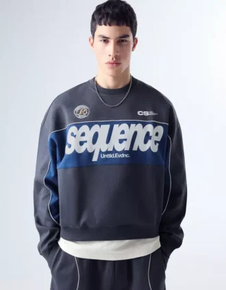 Biyaz Yakalı Baskılı Sweatshirt – Sweatshirtler ve Kapüşonlular