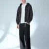 Boxy Fit Kısa Fermuarlı Sweatshirt – Sweatshirtler ve Kapüşonlular – Erkek