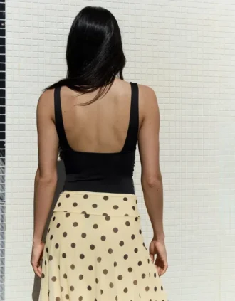 Büzgülü Askılı Bodysuit