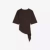 Büzgülü Kısa Kollu T-Shirt – #Bershkastyle – Kadın