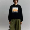 Cardi B Baskılı Kapüşonlu Sweatshirt
