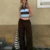 Cargo Paraşüt Pantolonlar – #Bershkastyle – Kadın