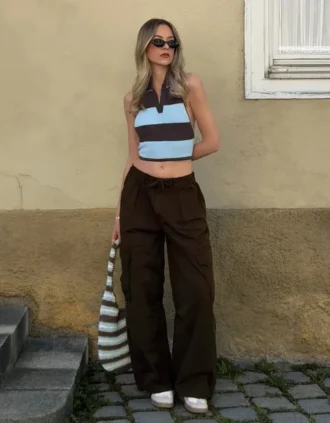 Cargo Paraşüt Pantolonlar – #Bershkastyle – Kadın