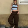 Cargo Paraşüt Pantolonlar – #Bershkastyle – Kadın
