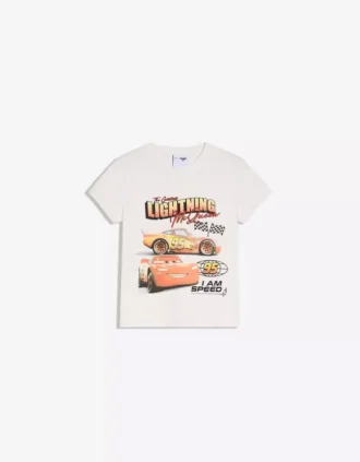 Cars Kısa Kollu Baskılı T-shirt
