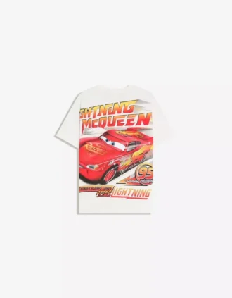 Cars Oversize Şortlu Baskılı T-Shirt – Kadın