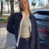 Cepli Dikişsiz Yüksek Bel Wide Leg Kot Pantolonlar – Pantolonlar – Kadın