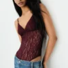 Dantel Askılı Bodysuit