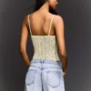 Dantel Askılı Bodysuit