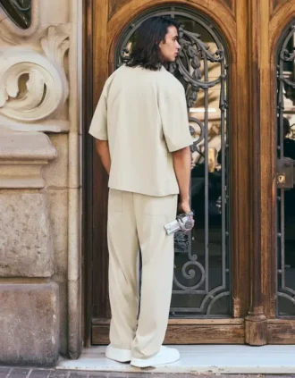 Dartlı Süper Baggy Akışkan Pantolonlar – Pantolonlar – Erkek