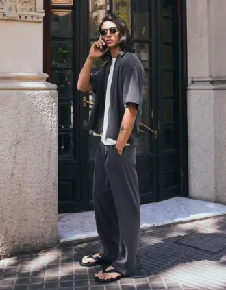 Dartlı Süper Baggy Pantolonlar – Pantolonlar