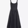 Denim Midi Elbise