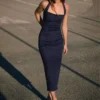 Denim Midi Elbise – Elbiseler ve Tulumlar