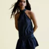 Denim Mini Elbise