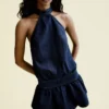 Denim Mini Elbise