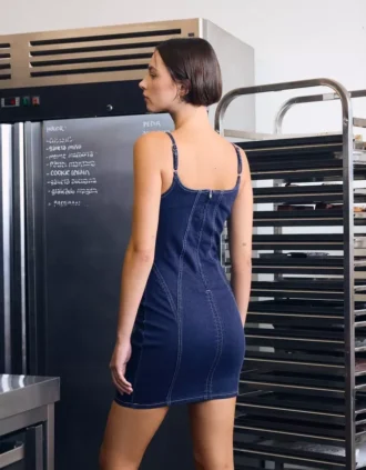 Denim Mini Elbise – Elbiseler ve Tulumlar