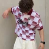 Desenli Kısa Kollu Polo Gömlek – T-shirtler ve Polo Yaka Tişörtler – Erkek