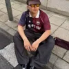 Desenli Kısa Kollu Polo Yaka Tişört