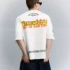 Desenli Kısa Kollu Tişört – T-shirtler ve Polo Yaka Tişörtler