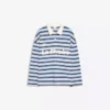 Desenli Polo Yaka Uzun Kollu T-shirt – #Bershkastyle – Kadın