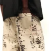 Desenli Wide Leg Bermuda Şort – Erkek