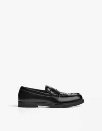 Detaylı Penny Loafer – Klasik Ayakkabılar – Erkek
