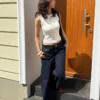 Düşük Bel Bol Kesim Kot Pantolonlar