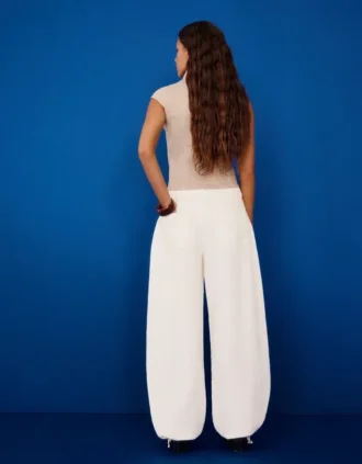 Düşük Bel Geniş Balon Fit Kot Pantolon
