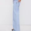 Düşük Bel Straight Paça Kot Pantolonlar