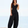 Eşarplı Geniş Paça Pantolon