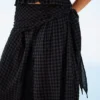 Eşarplı Geniş Paça Pantolon