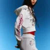 Ed Hardy X Bershka Desenli Kapüşonlu Sweatshirt – Kadın
