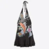 Ed Hardy X Bershka Halter Mini Elbise